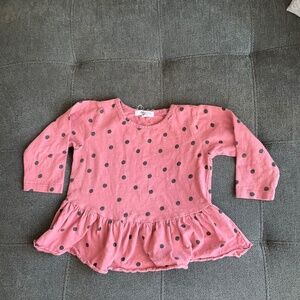 EUC Joah Love Long Sleeve Ruffle Shirt Size 2